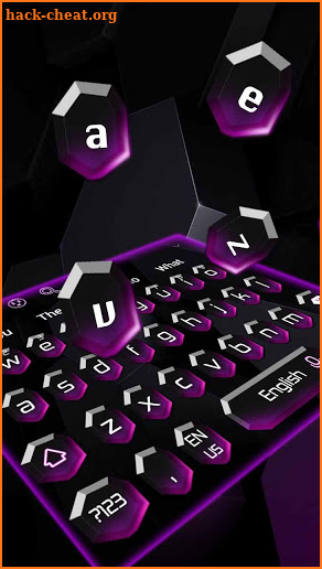 Black Purple Crystal Keyboard screenshot