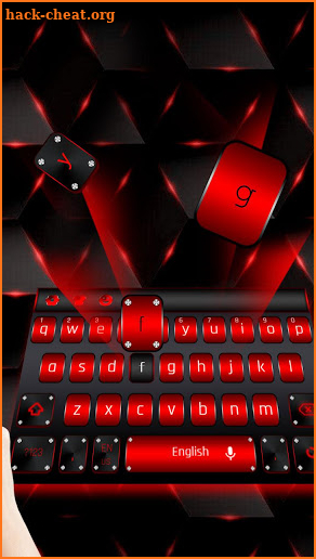 Black Red Metal Keyboard screenshot