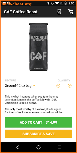 Black Rifle Coffee screenshot