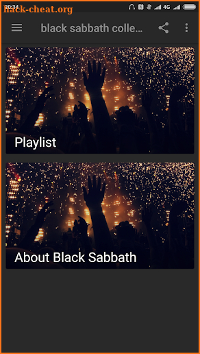 Black Sabbath Best Collection Song screenshot