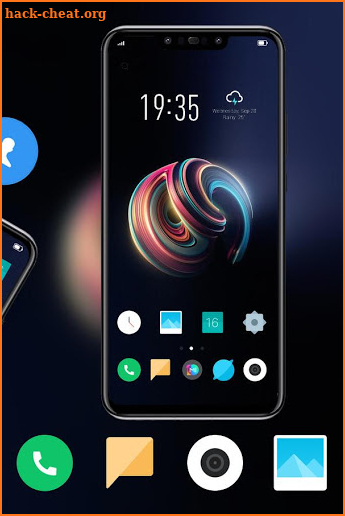 Black shining theme for redmi note5 pro HD 2019 screenshot