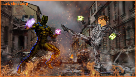 Black Spider Superhero Monster Panther : Flash War screenshot