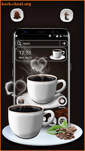 Black Tea Launcher Theme screenshot