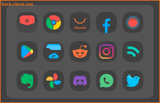 Black Vanilla - Icon Pack screenshot