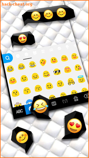 Black White Business Keyboard Theme screenshot