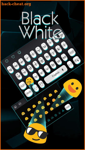 Black White Light Keyboard screenshot