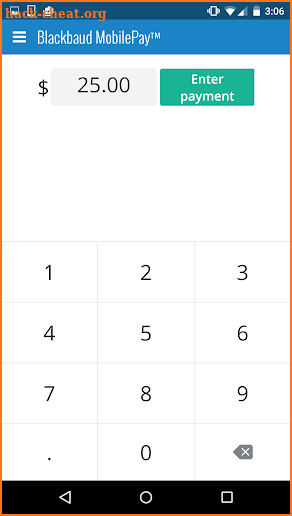 Blackbaud MobilePay screenshot