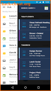 BlackBerry Productivity Tab screenshot