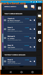 BlackBerry Productivity Tab screenshot