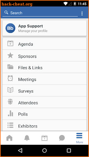 Blackboard Events screenshot