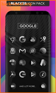 Blacker : Icon Pack screenshot