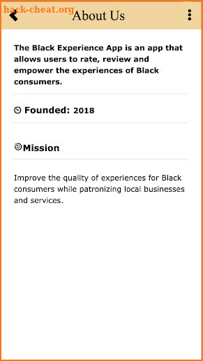 BlackExperienceApp screenshot