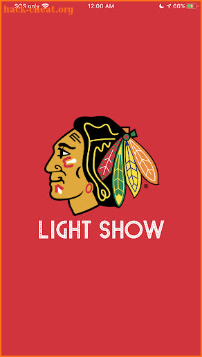 Blackhawks Light Show screenshot