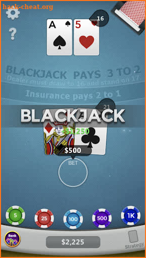 Blackjack screenshot