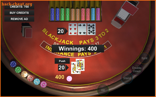 Blackjack 21 2018 screenshot