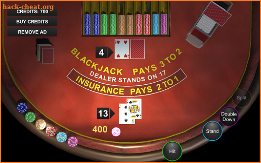 Blackjack 21 2018 screenshot