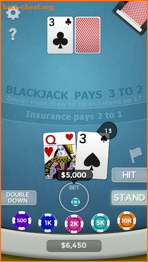 Blackjack 21 screenshot