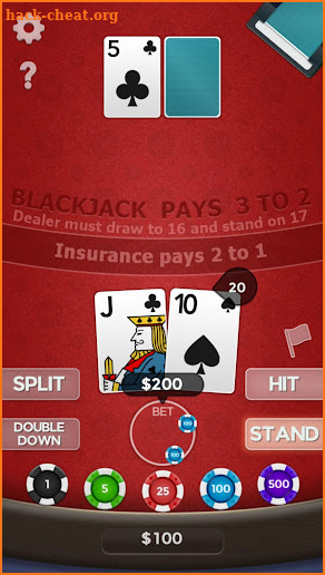 Blackjack 21 screenshot