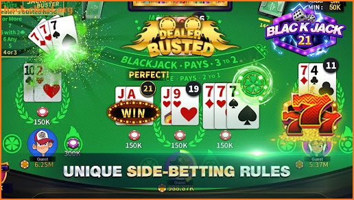 Blackjack 21 Card Online Games screenshot