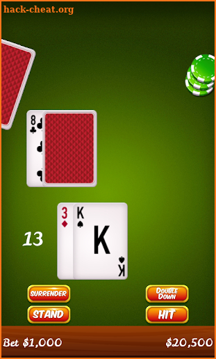 Blackjack 21 Free screenshot