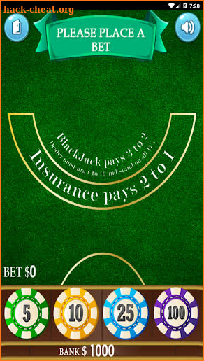 Blackjack 21 - free card casino game screenshot