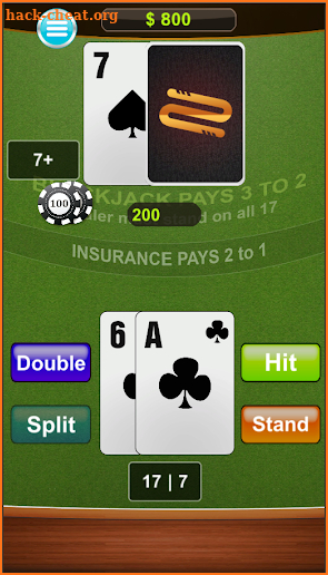 BlackJack 21 Free Card Offline screenshot