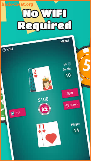 BlackJack 21 - free offline card games (no wifi) screenshot