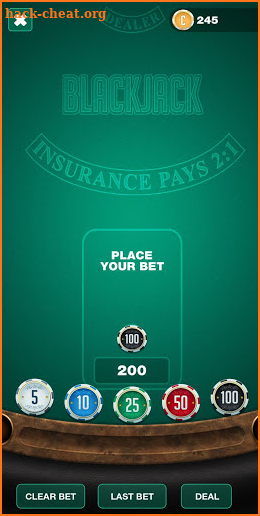 BlackJack 21 Gold screenshot