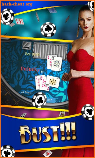 Blackjack 21 : House of Free Cards Offline screenshot