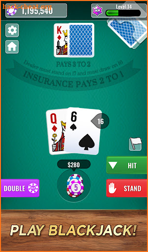 Blackjack 21! Master Of Cards - Free & Offline screenshot