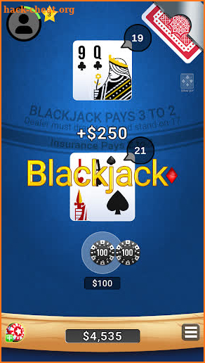 Blackjack 21 ♠️♥️ Play Fun Black Jack OFFLINE FREE screenshot