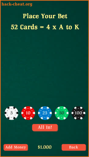 Blackjack screenshot