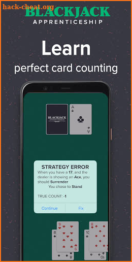 Blackjack & Card Counting Trainer Pro screenshot
