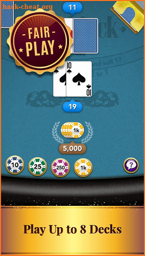 Blackjack Card Game screenshot