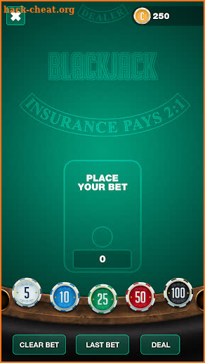 BlackJack Cards 21 screenshot