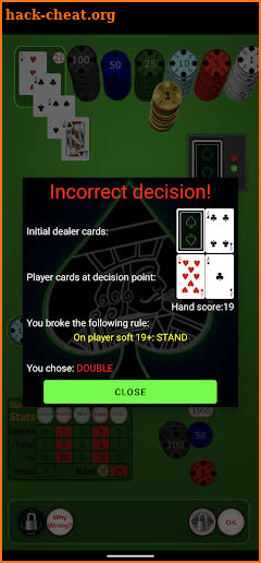 Blackjack Coach screenshot