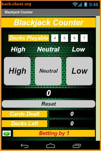 Blackjack Counter screenshot