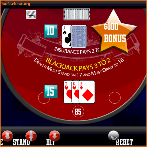 BlackJack Simulator 21+ Casino screenshot