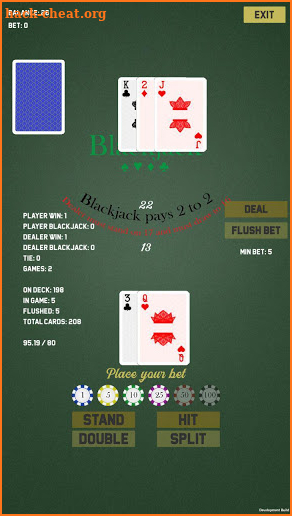 Blackjack Trainer Free - Counting Helper screenshot