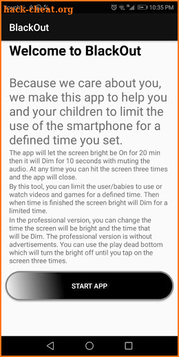 BlackOut Pro(Parental control) for kids /addiction screenshot