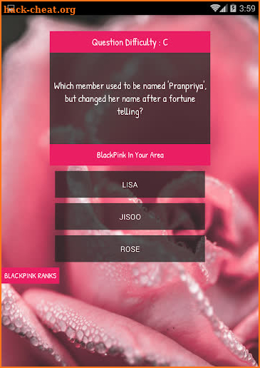 blackPink Quiz Game screenshot