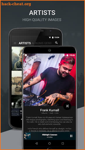 BlackPlayer Free Music Player screenshot