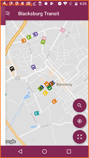 Blacksburg Transit screenshot