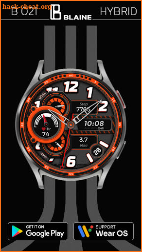 Blaine 021 Hybrid Watch Face screenshot