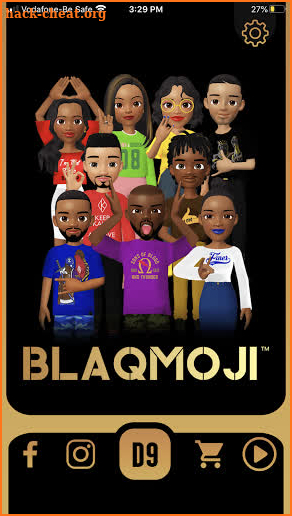 BLAQMOJI D‪9‬ screenshot