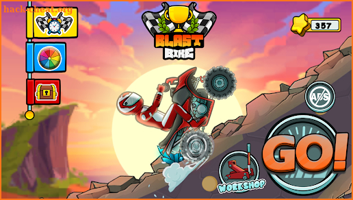 Blast Bike - 2D Race screenshot