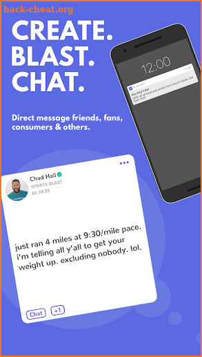 Blastchat Messenger screenshot