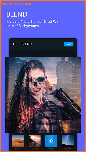 BLEND : Photo Editor,Blender Mixer,Collage,Mirror screenshot