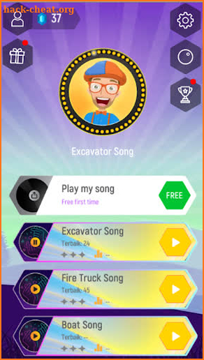 Blippi Hop Tiles Edm Song screenshot