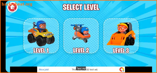 Blippi puzzle toys games screenshot